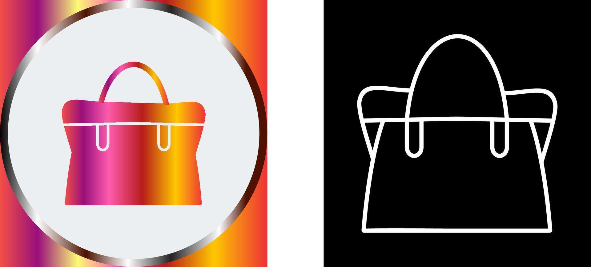 Bag Icon Design vector