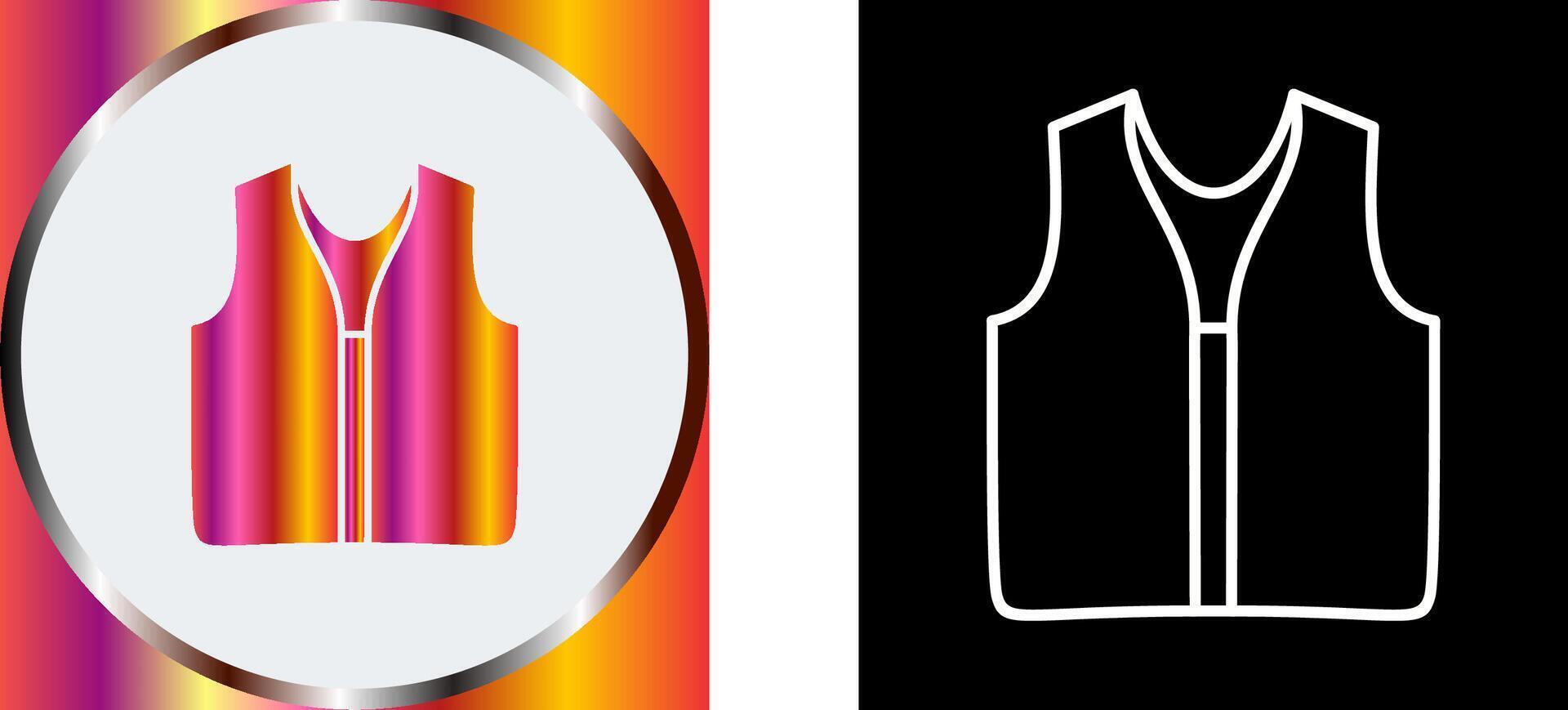 Swimming Vest Icon Design vector