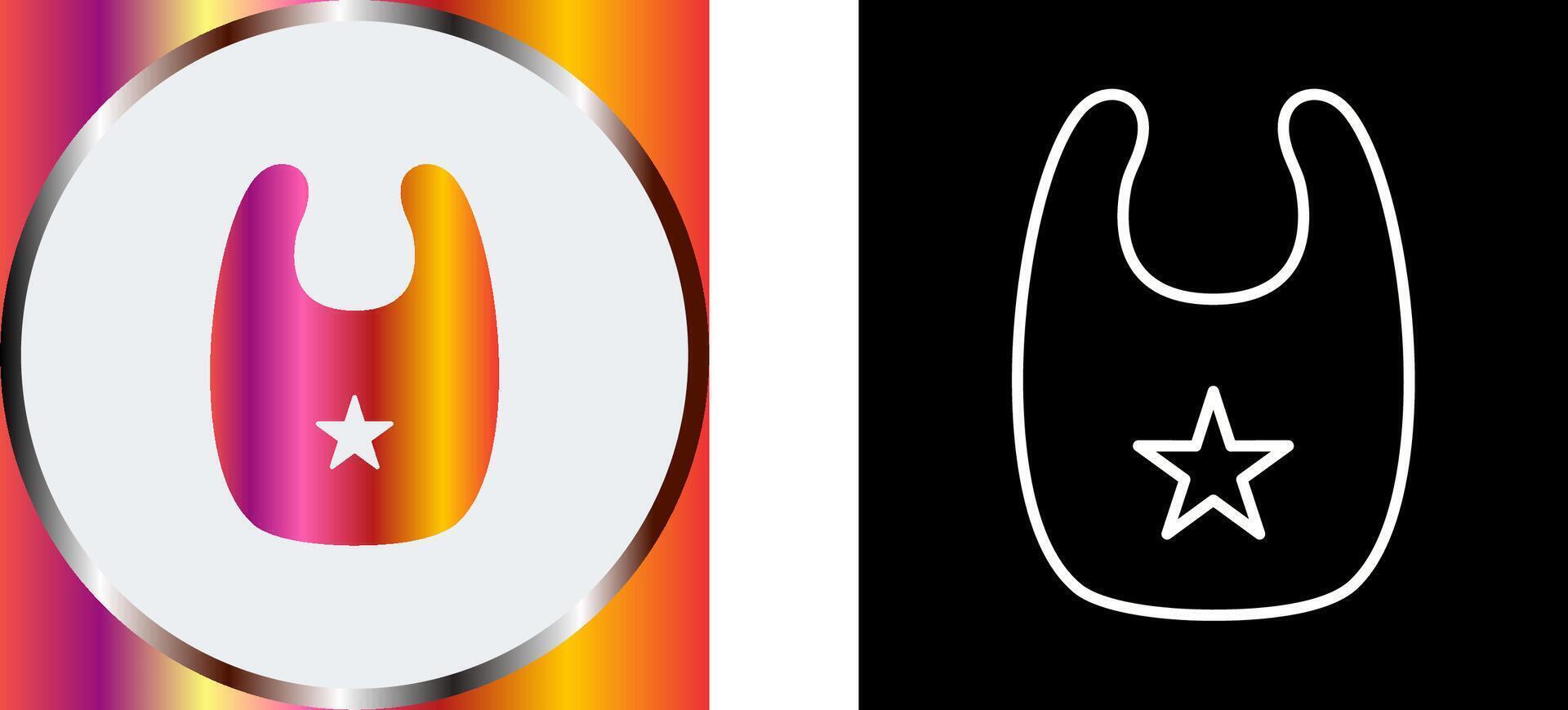 Bib Icon Design vector