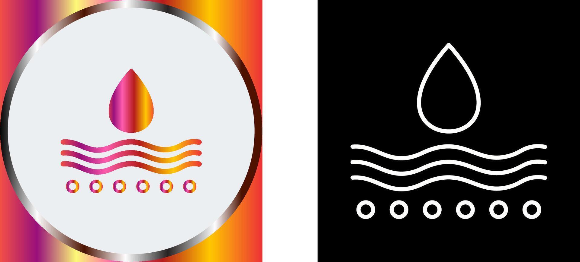Moisture Icon Design vector
