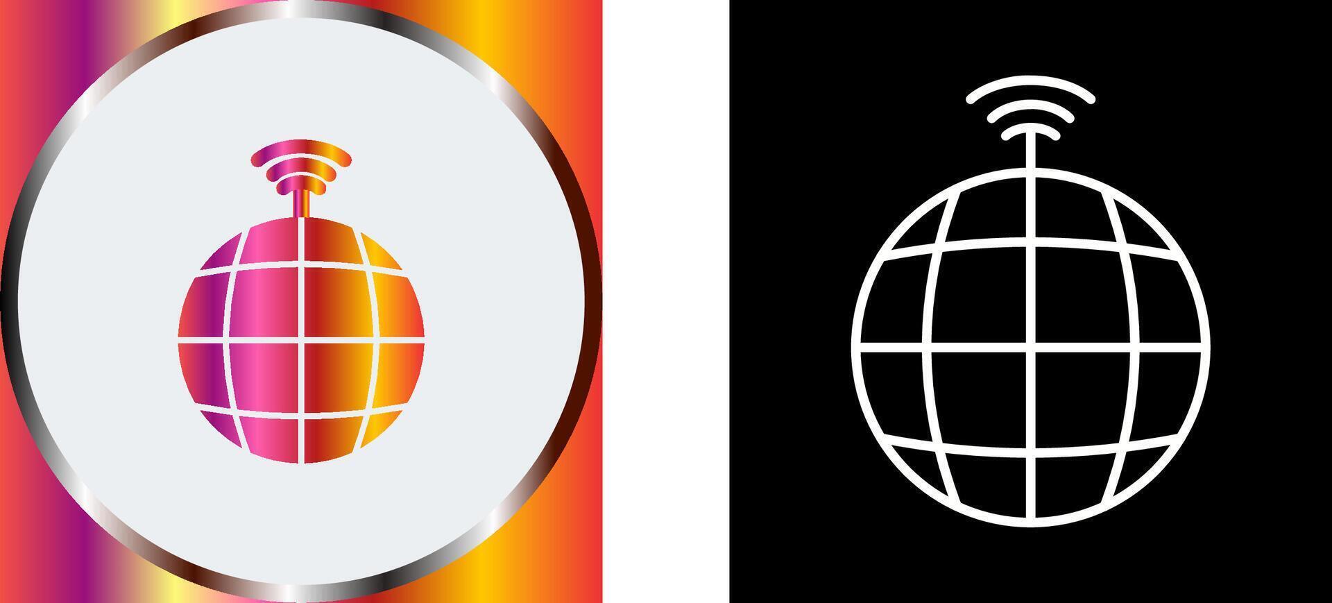 Global Signals Icon Design vector