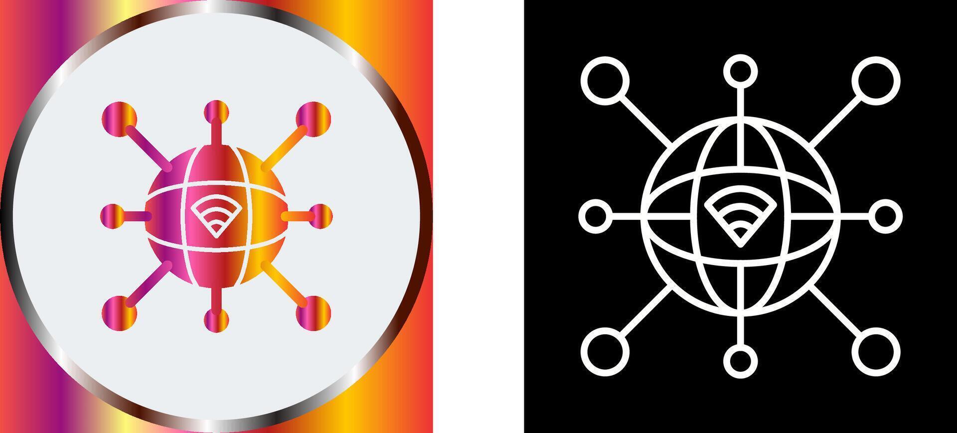 Internet Icon Design vector