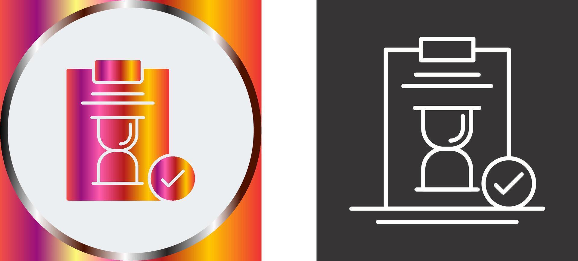 Hourglass Icon Design vector