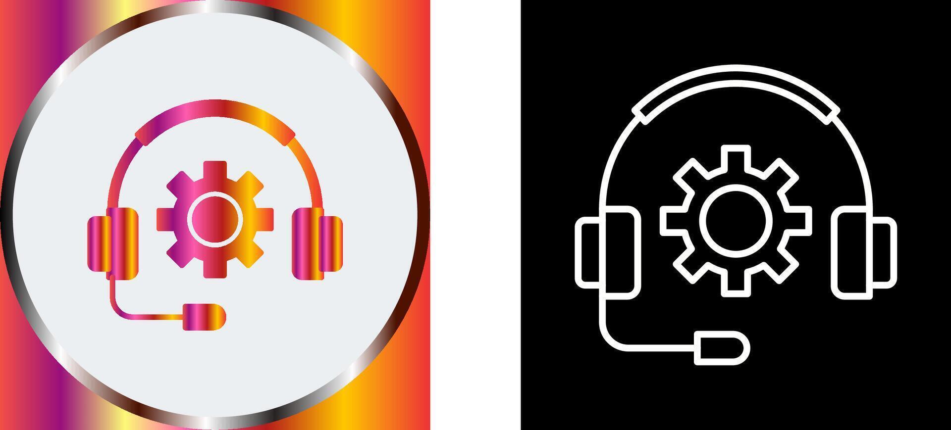 Customer Support Icon Design vector
