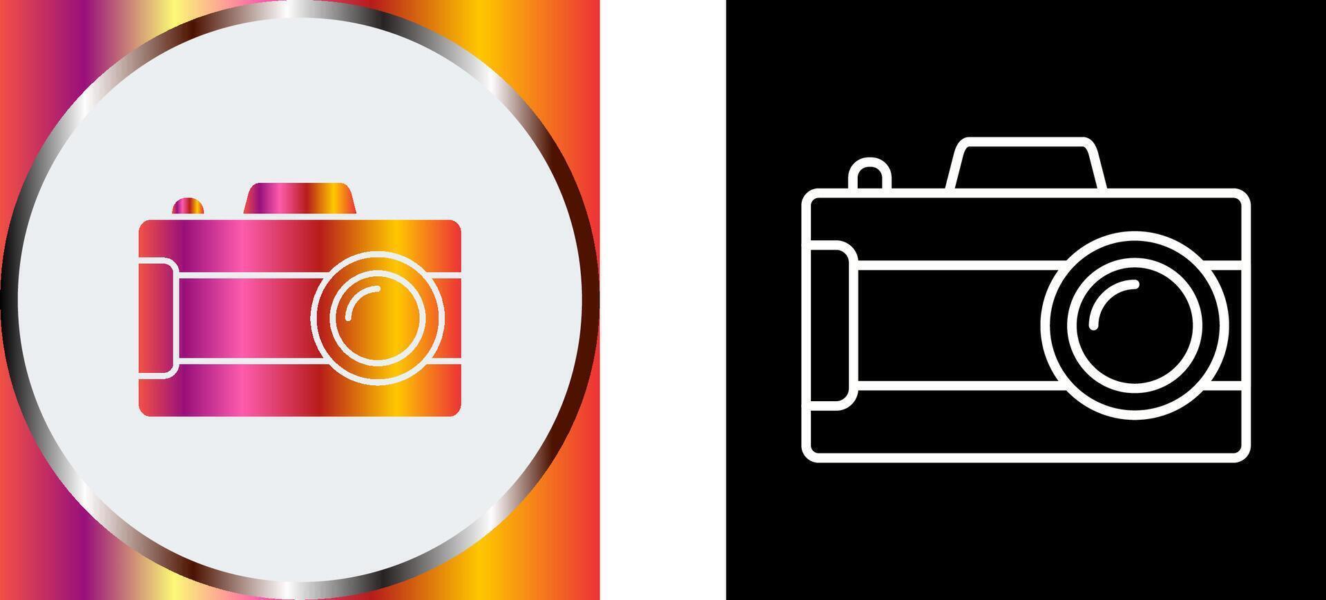 Digital Camera Icon Design vector