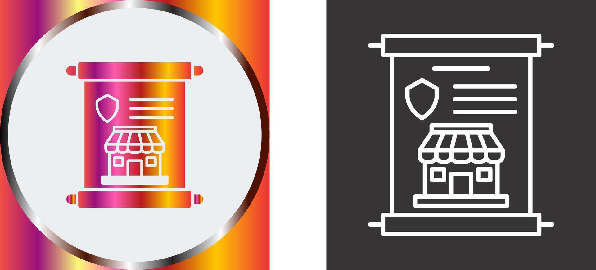 Policy Icon Design vector