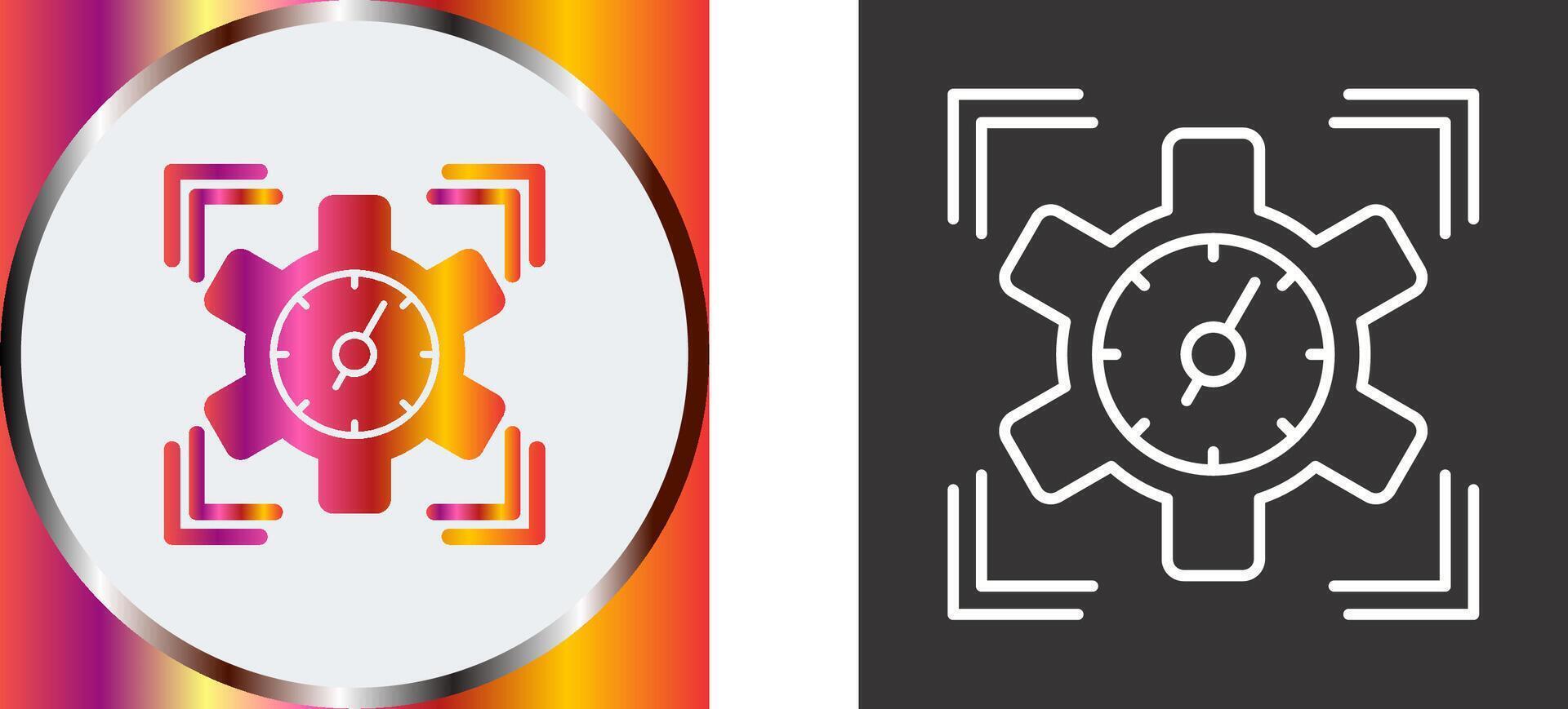 SEO Perfomance Icon Design vector