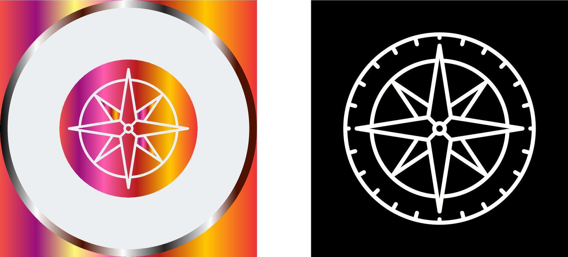 Compass Icon Design vector