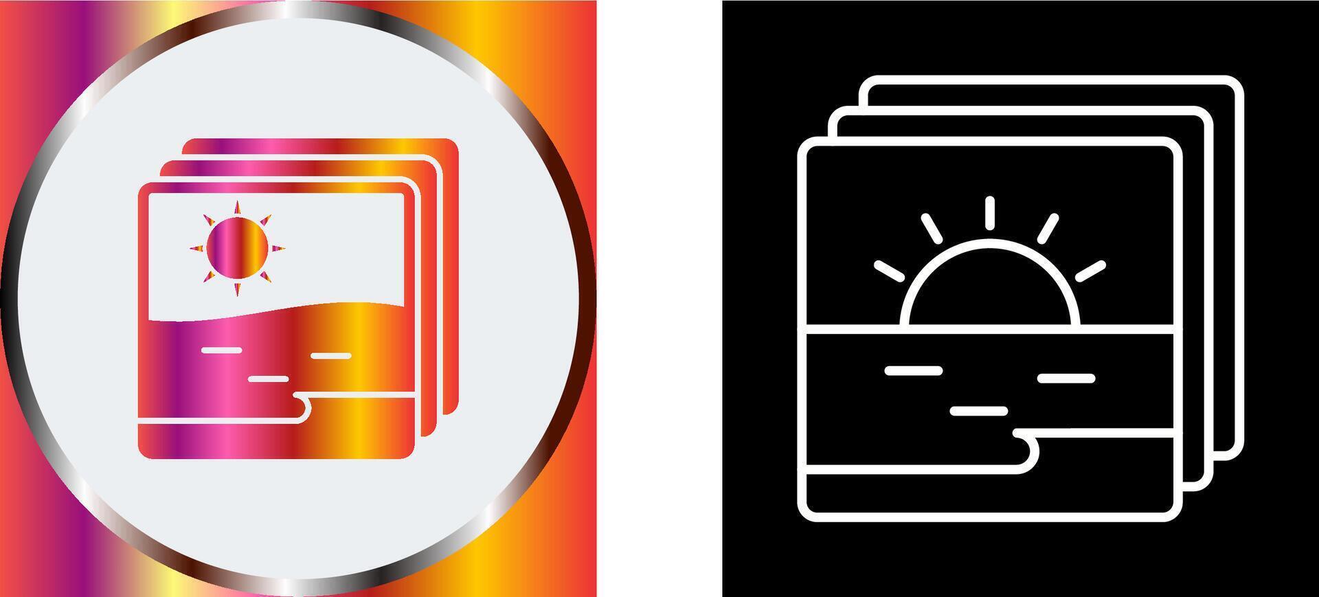 Photo Icon Design vector