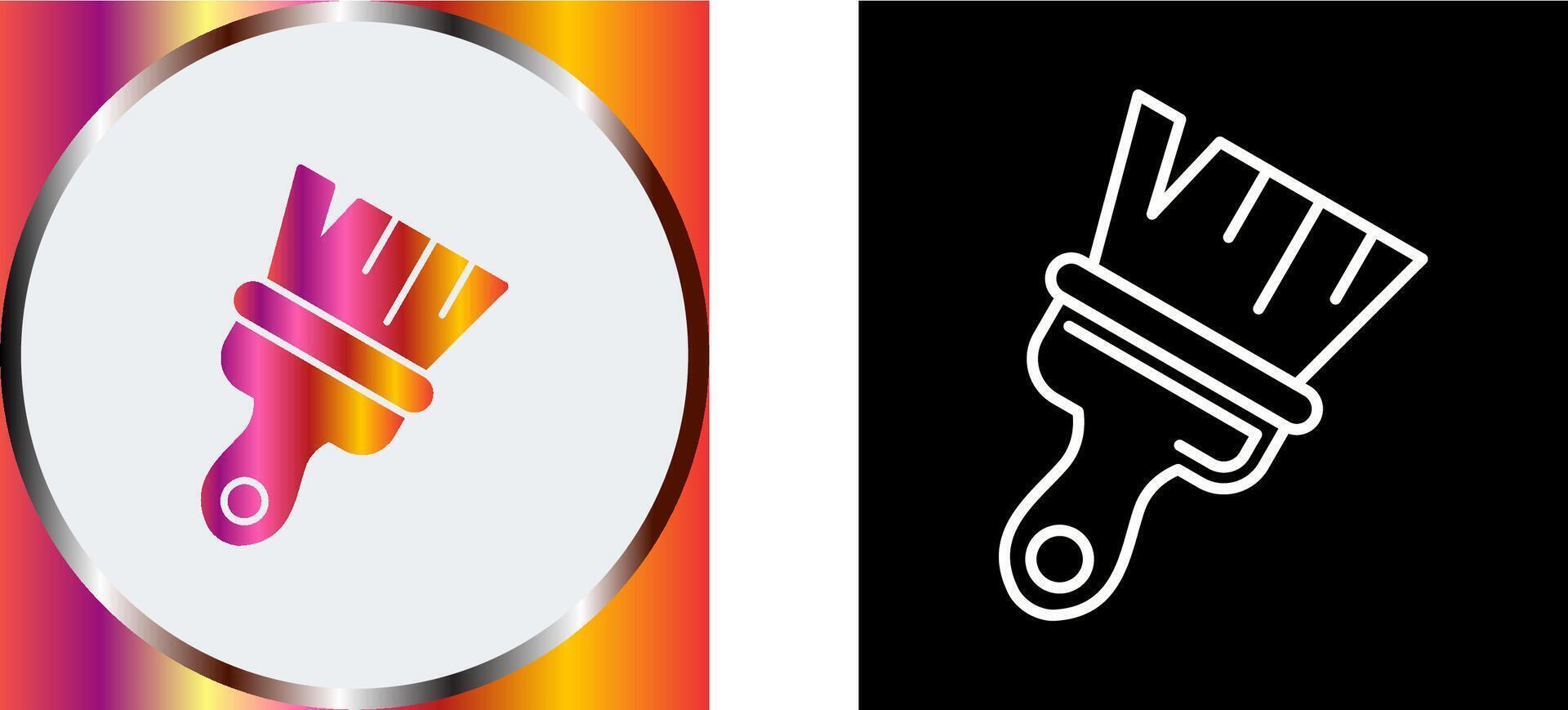 Paint Brush Icon Design vector