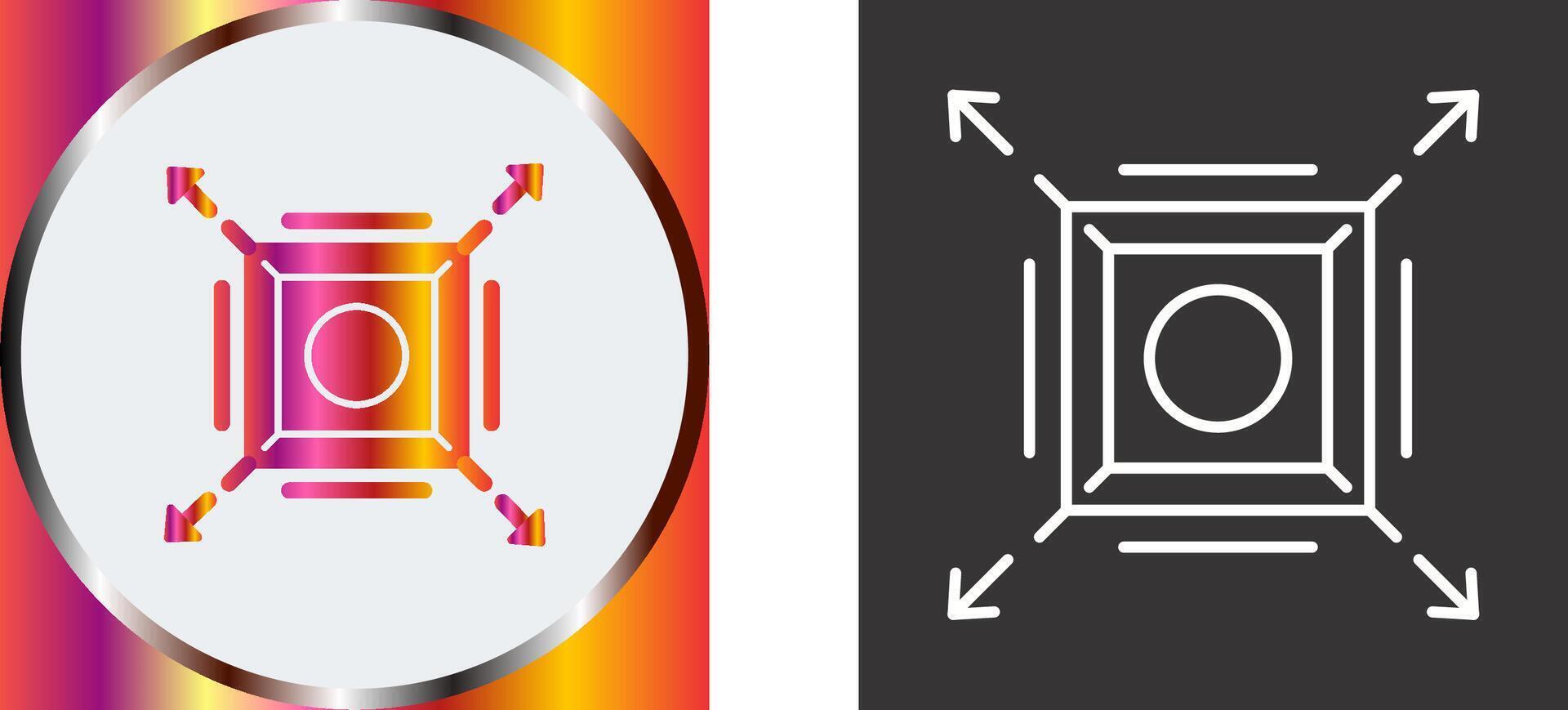 Maximize Icon Design vector