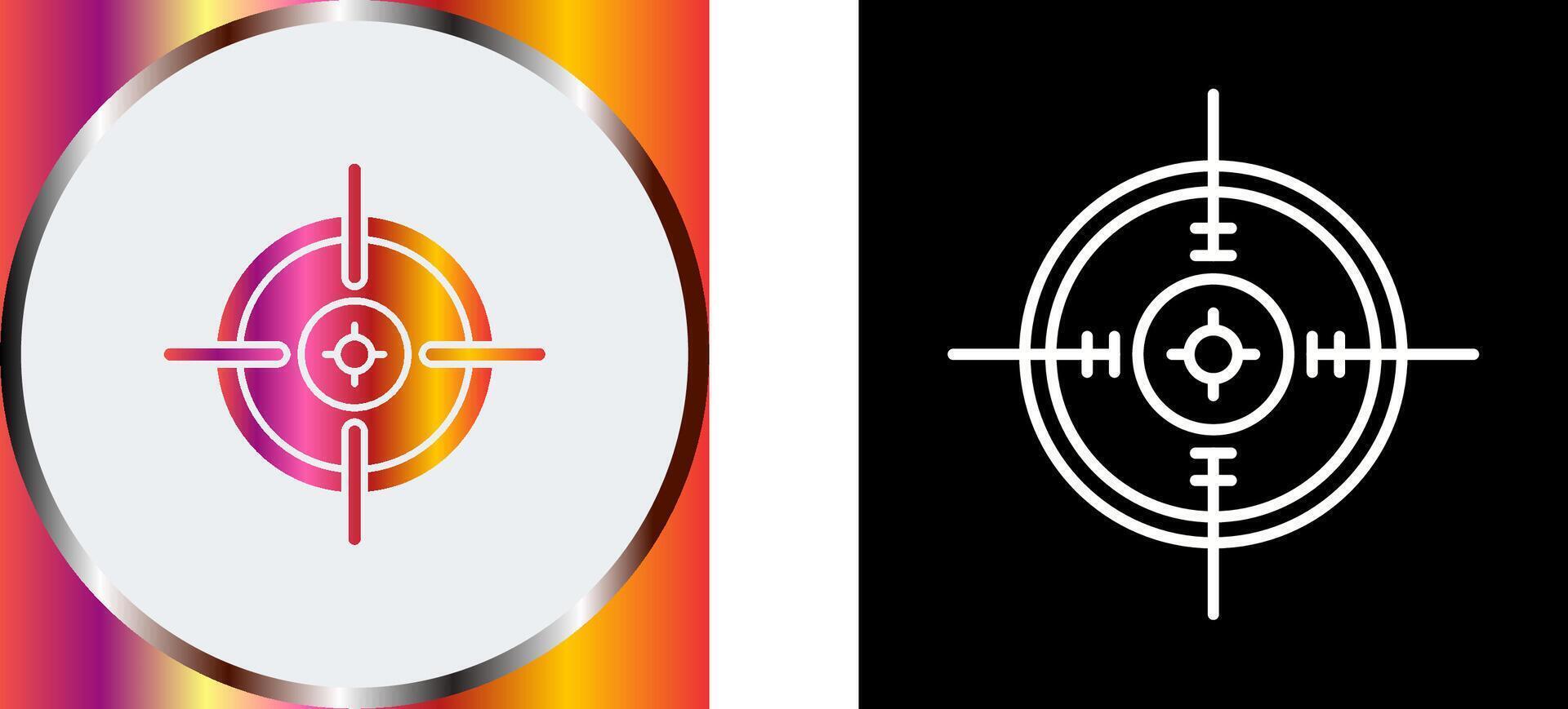 Aim Icon Design vector