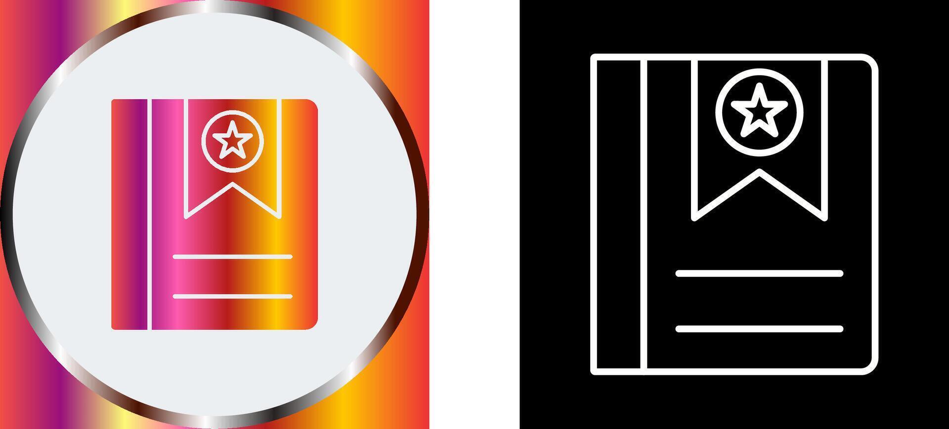 Bookmark Icon Design vector