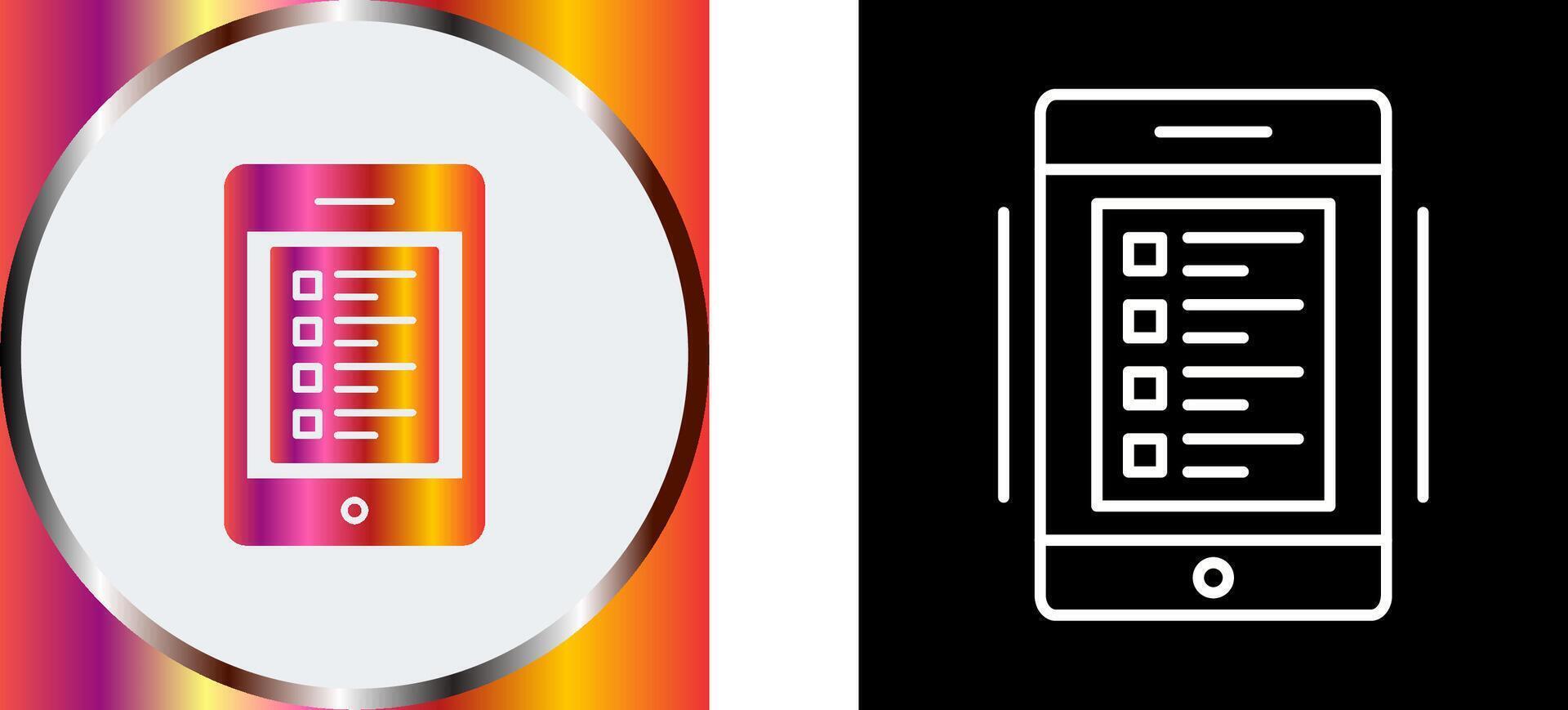 Online Test Icon Design vector