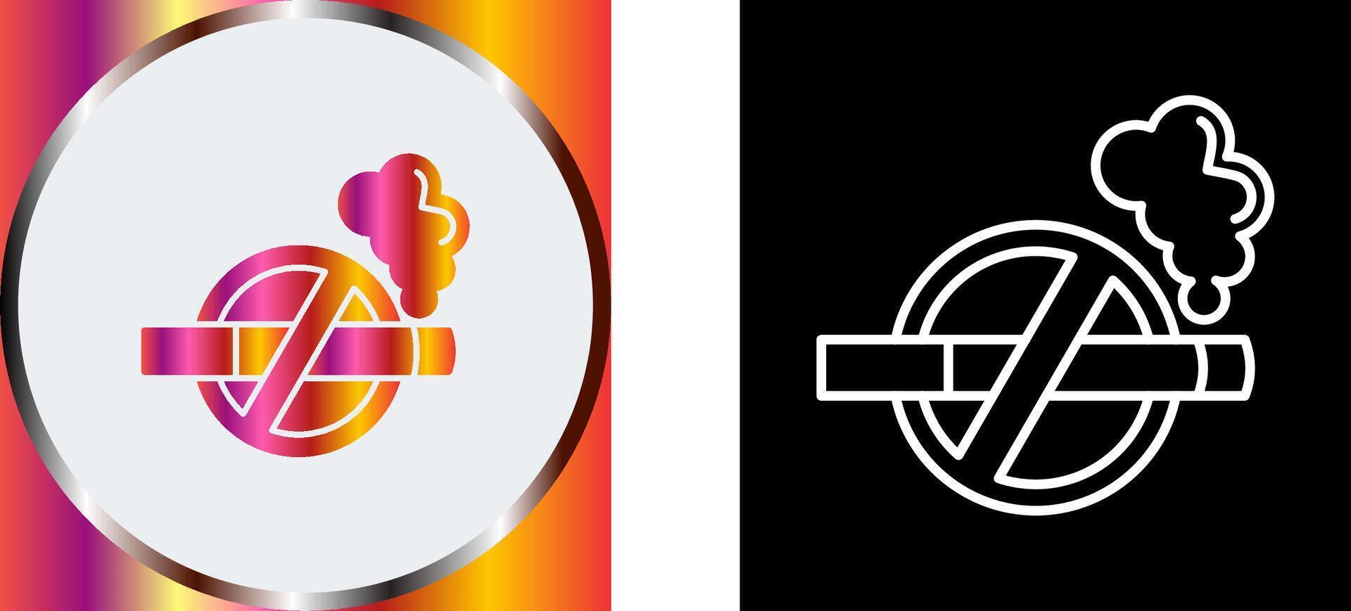 No Tobacco Icon Design vector