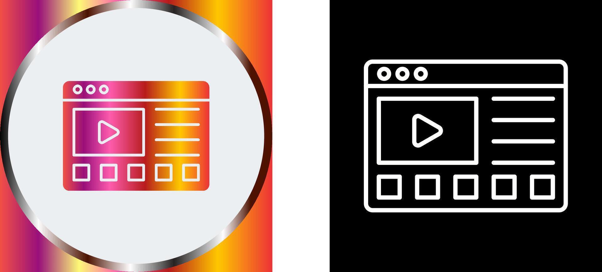 Online Tutorials Icon Design vector