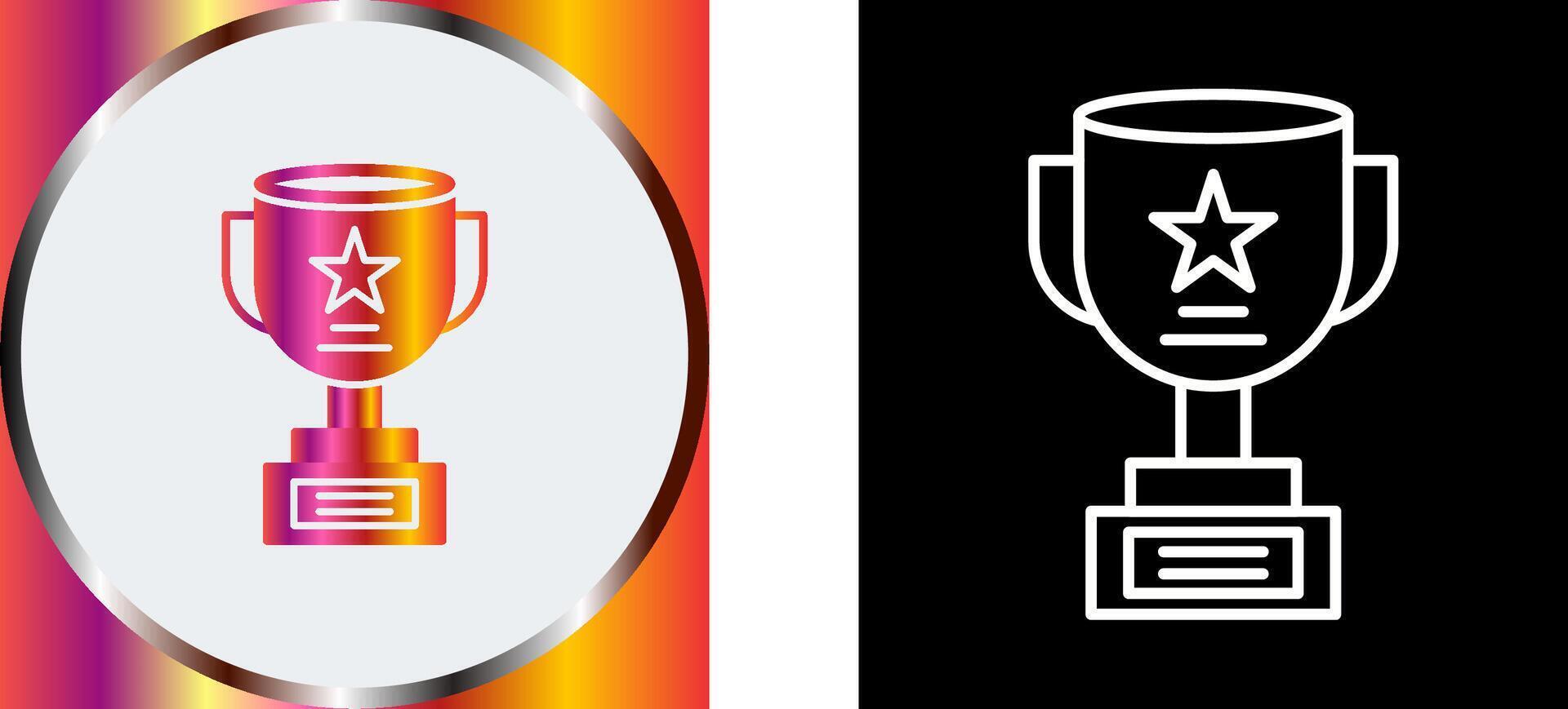 Trophy Icon Design vector