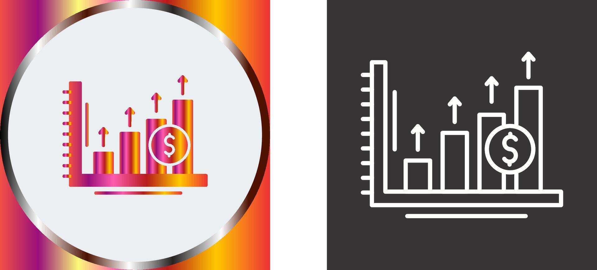 Profit Icon Design vector