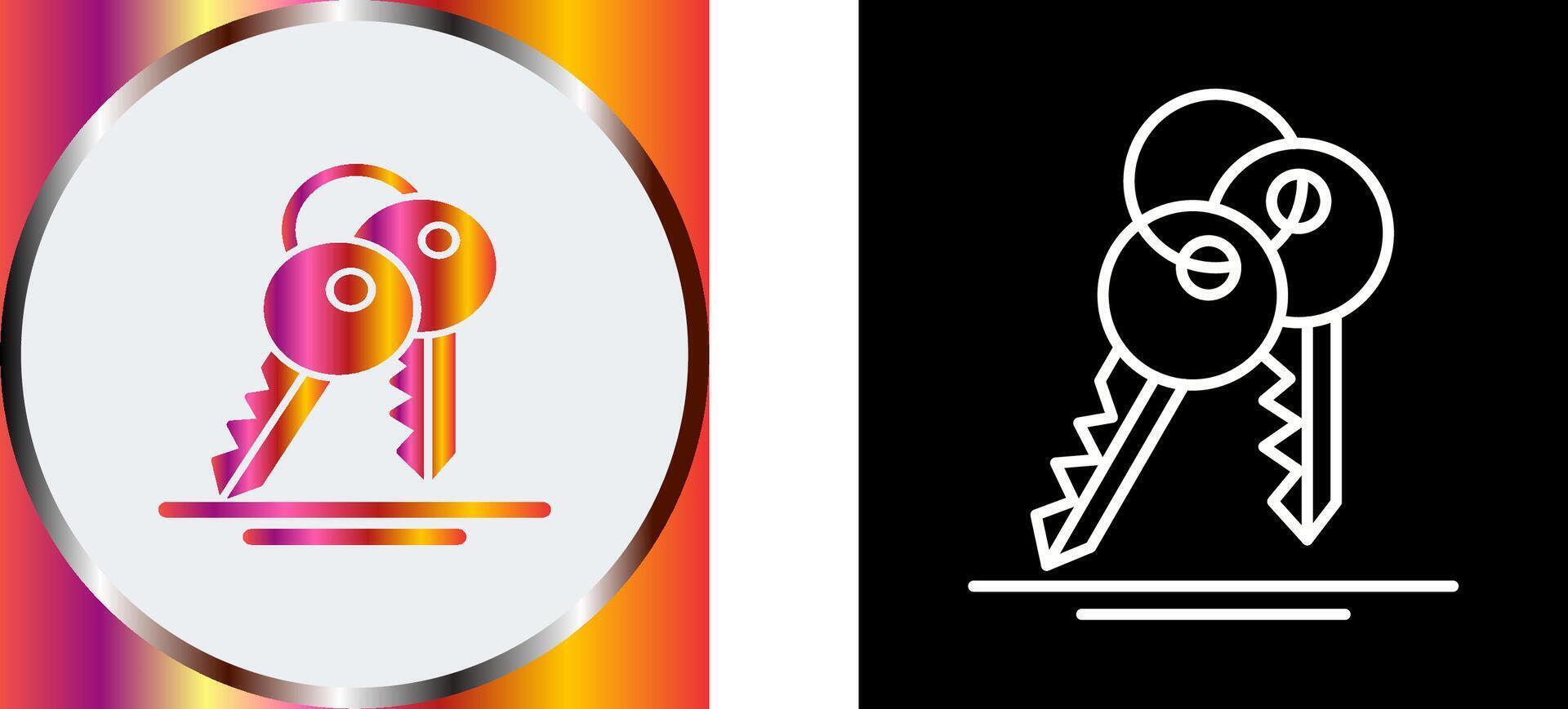 Key Icon Design vector