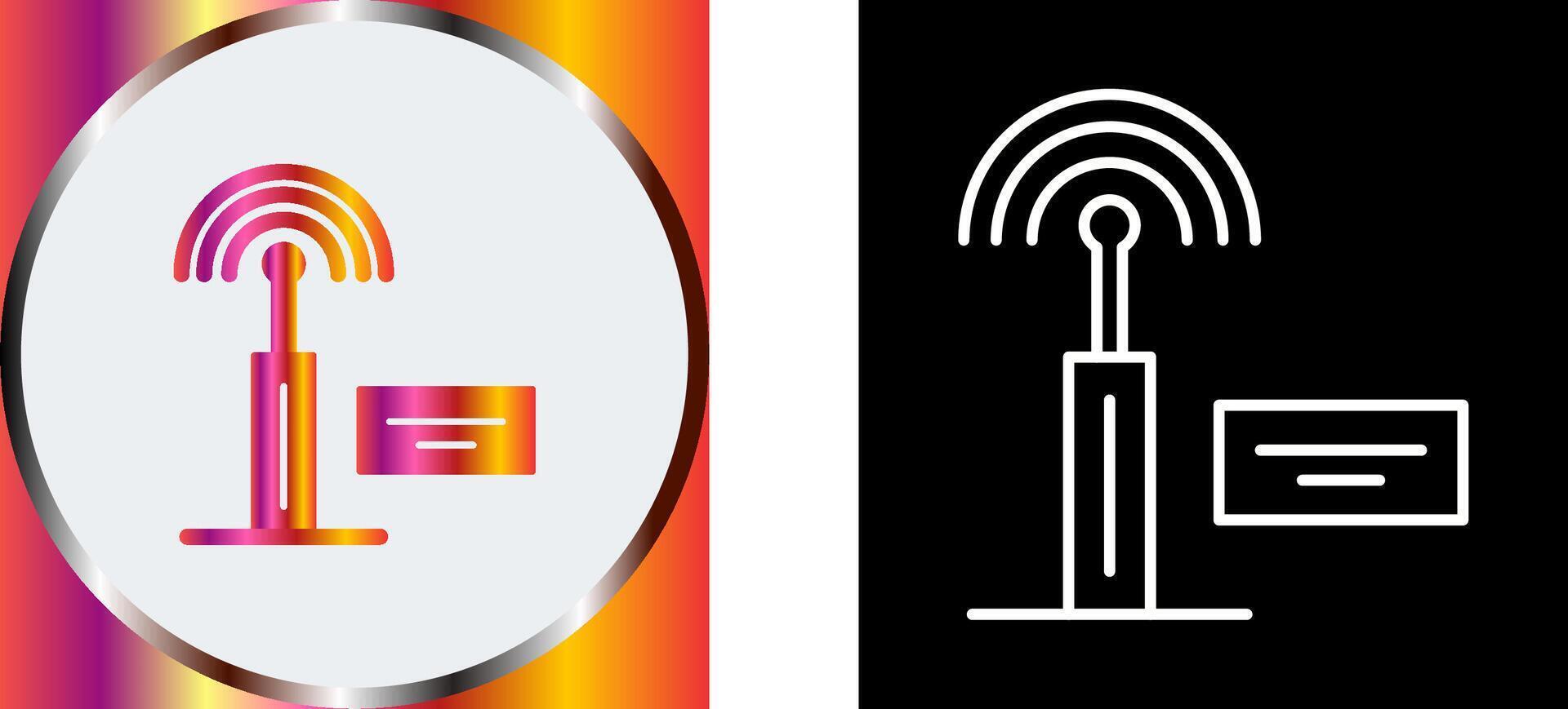 Key and Lifebuoy Icon vector