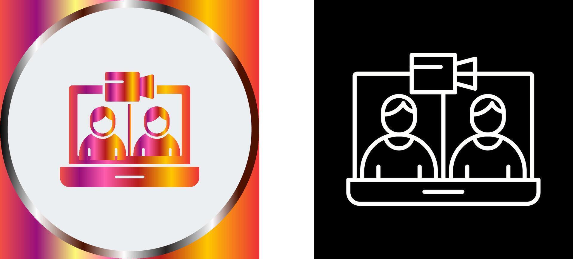 Camera and Flash Light Icon vector