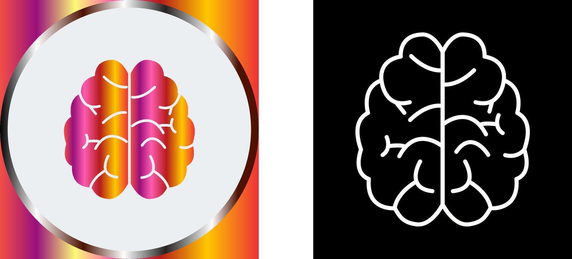 Brain Icon Design vector