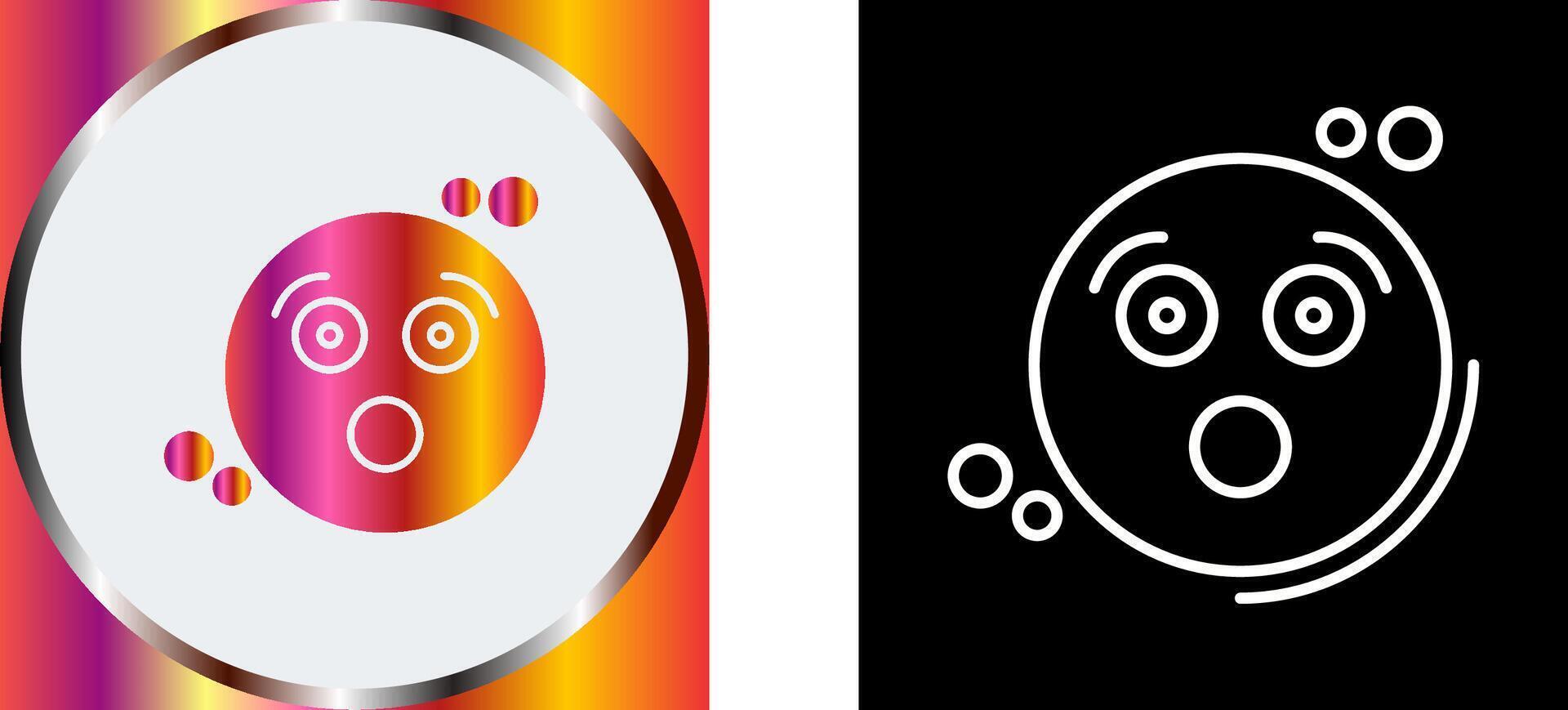 Surprised Icon Design vector