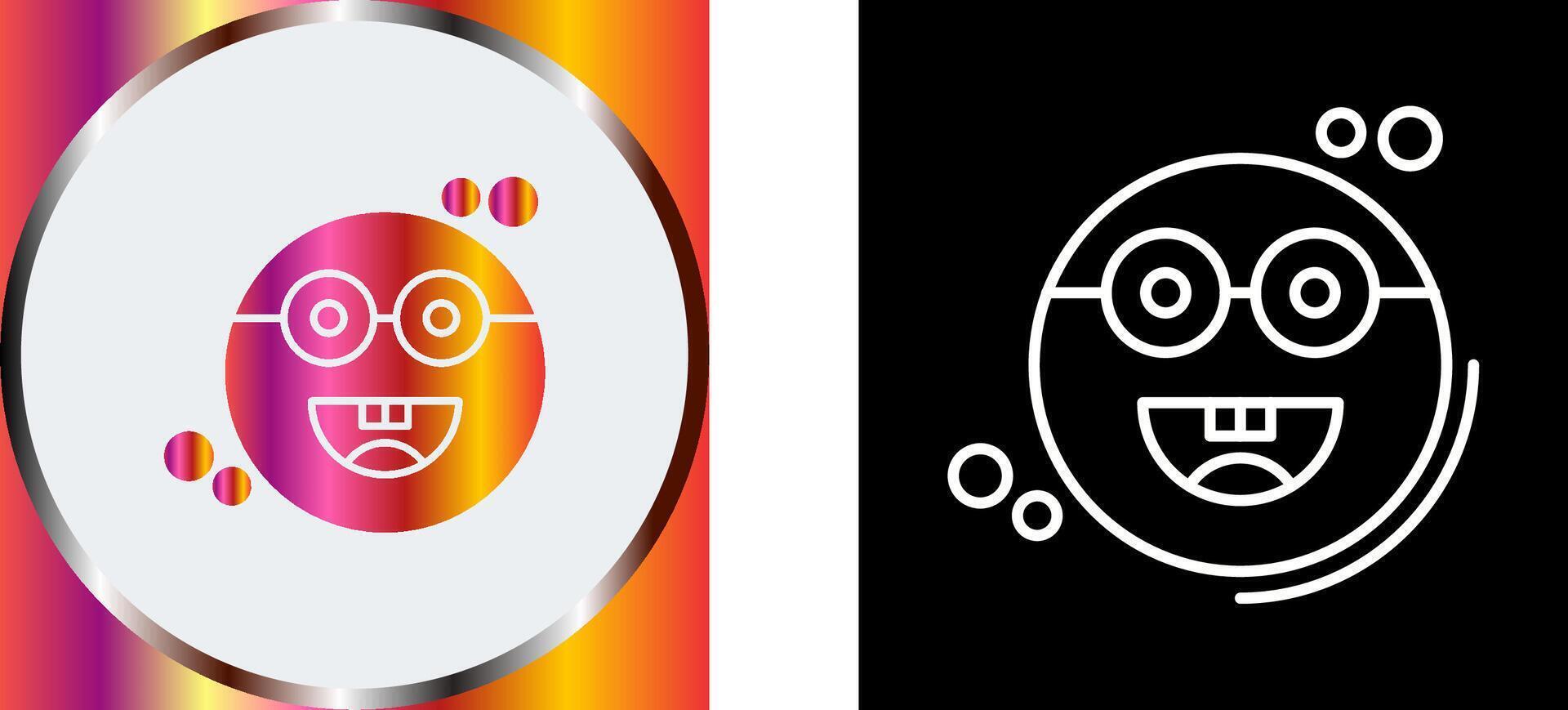 Galsses Icon Design vector