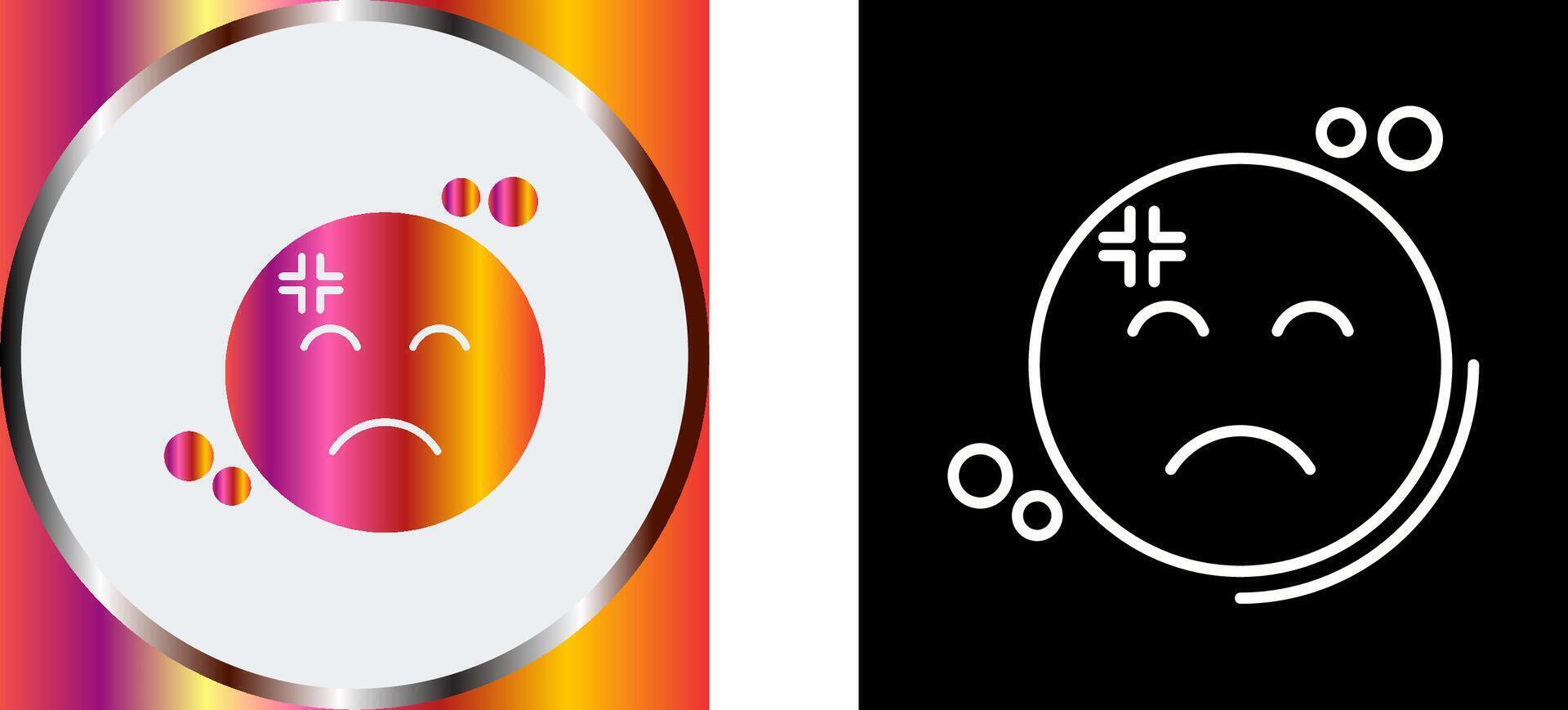 Dissapointment Icon Design vector