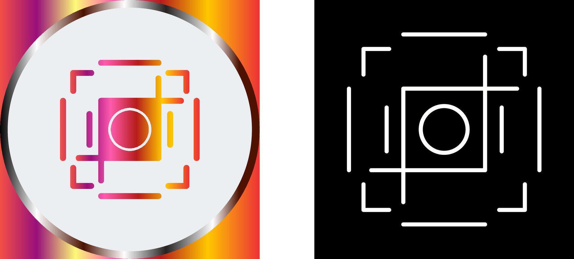 Crop Icon Design vector