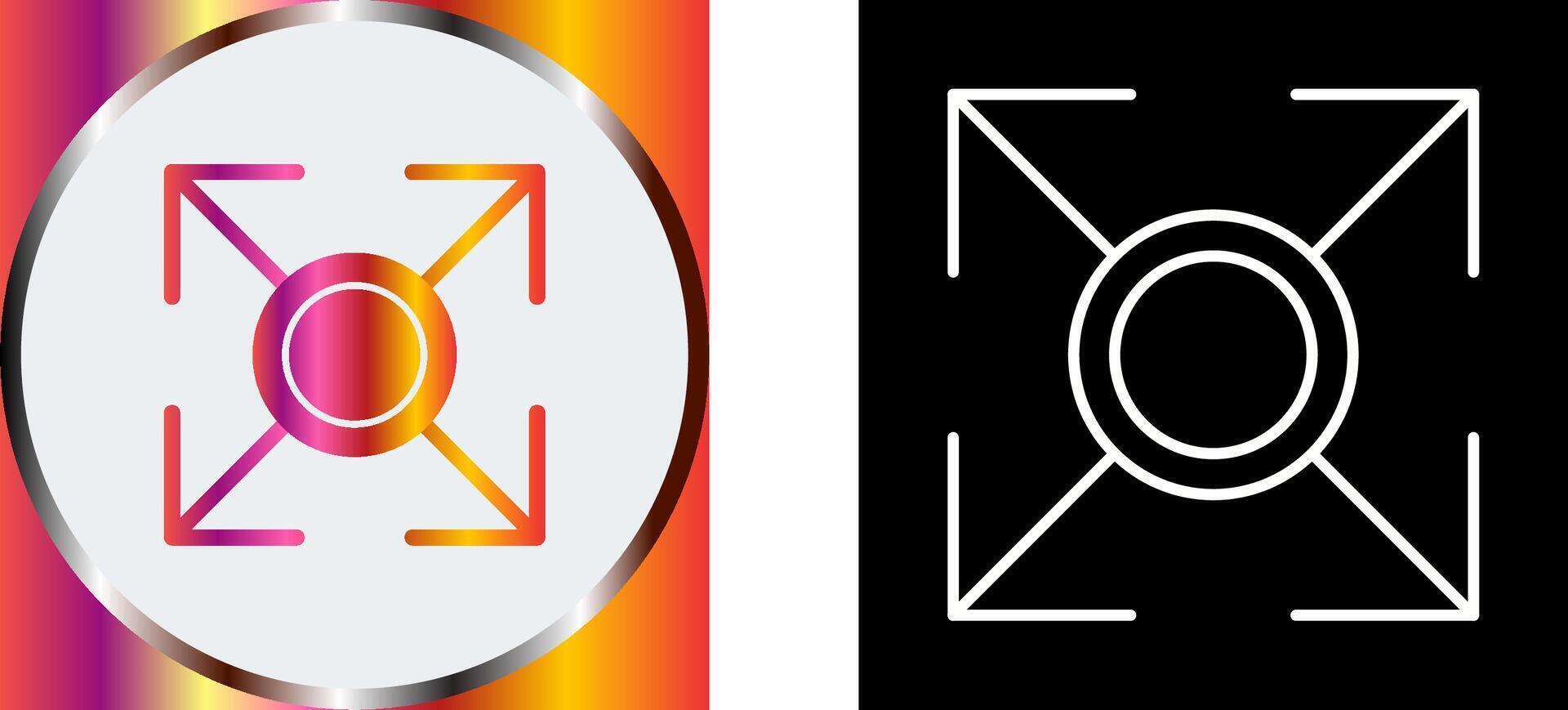 Expand Icon Design vector