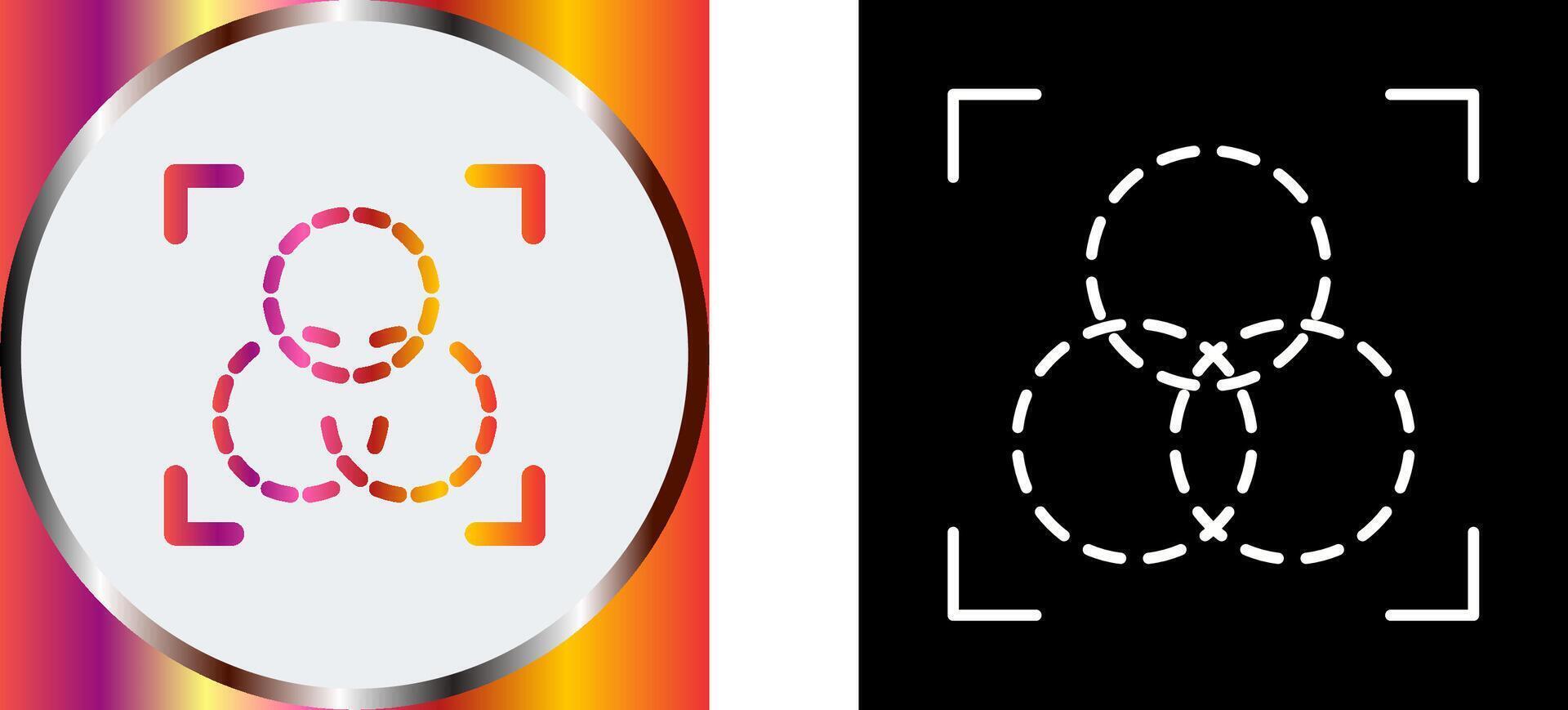 Intersection Icon Design vector