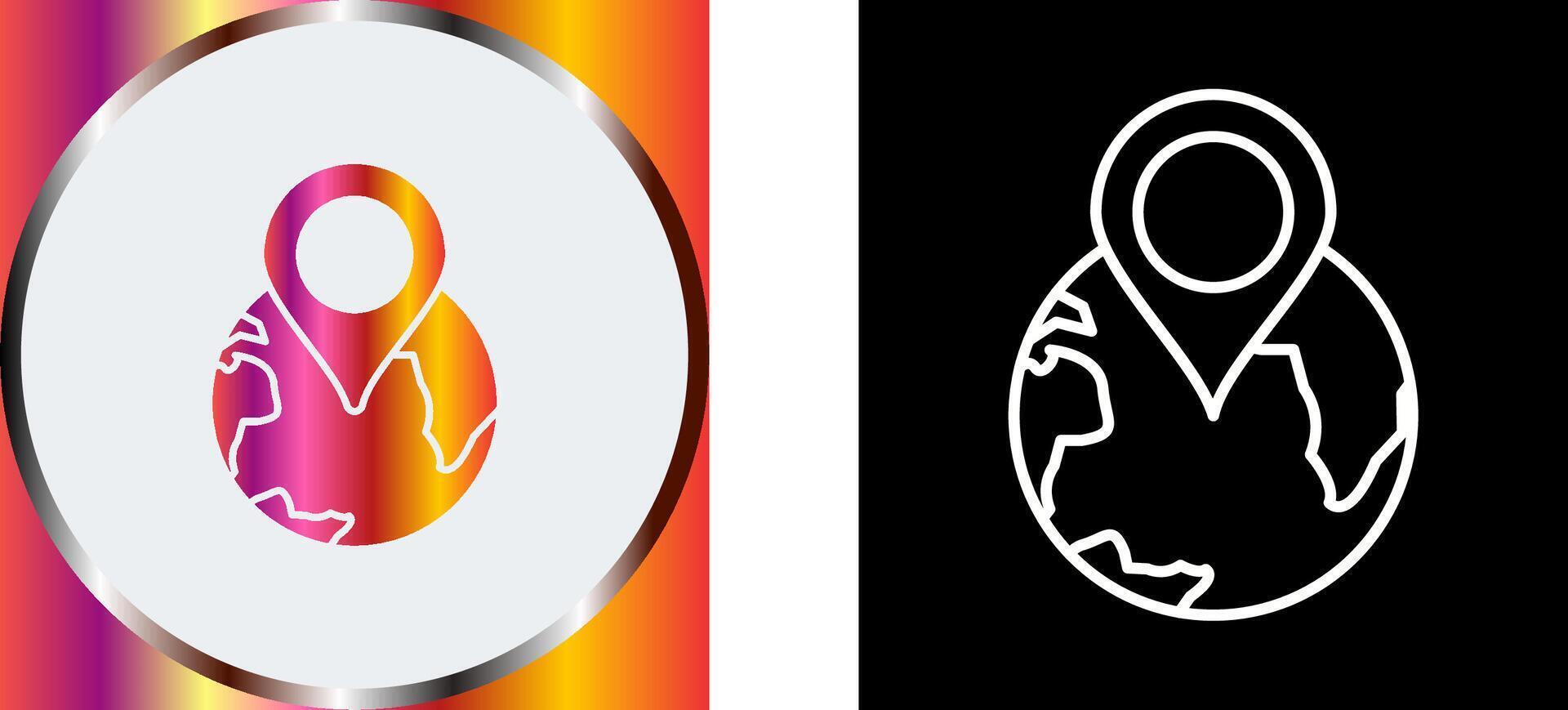 World tour Icon Design vector
