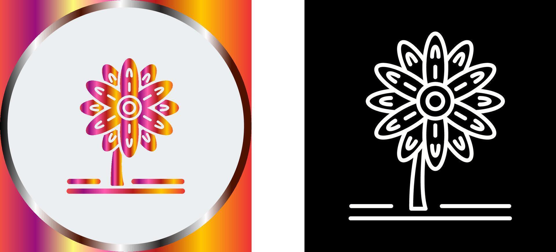 Daisy Icon Design vector