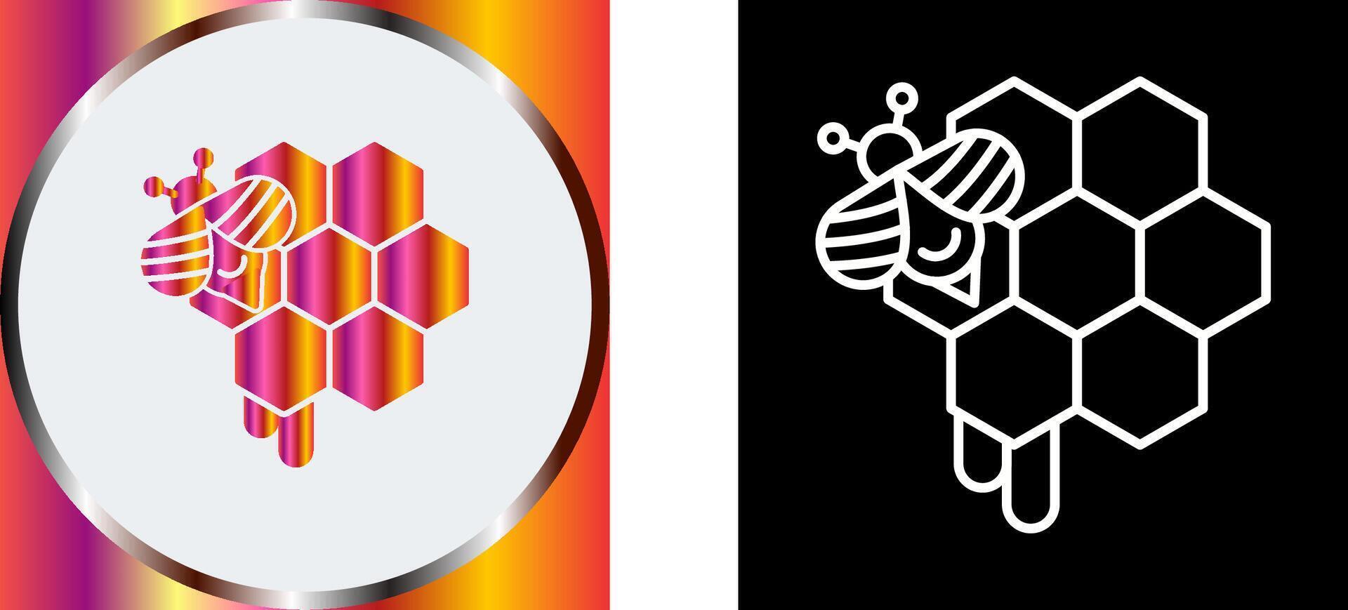 Honeycomb Icon Design vector