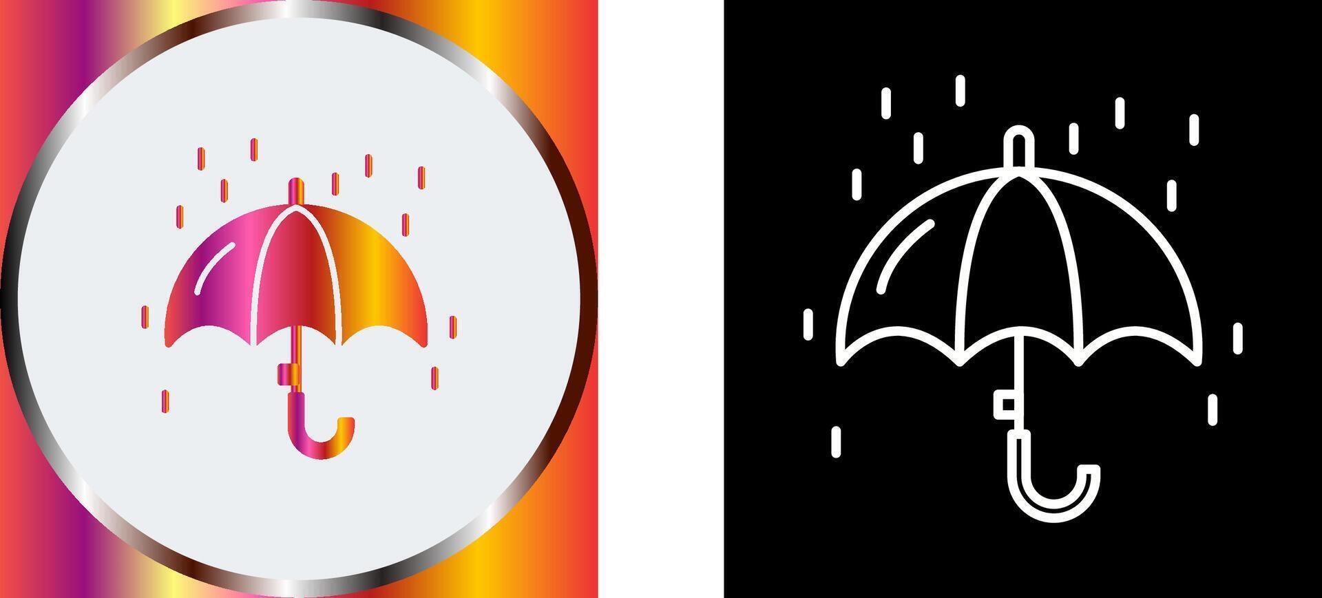 Raining Icon Design vector