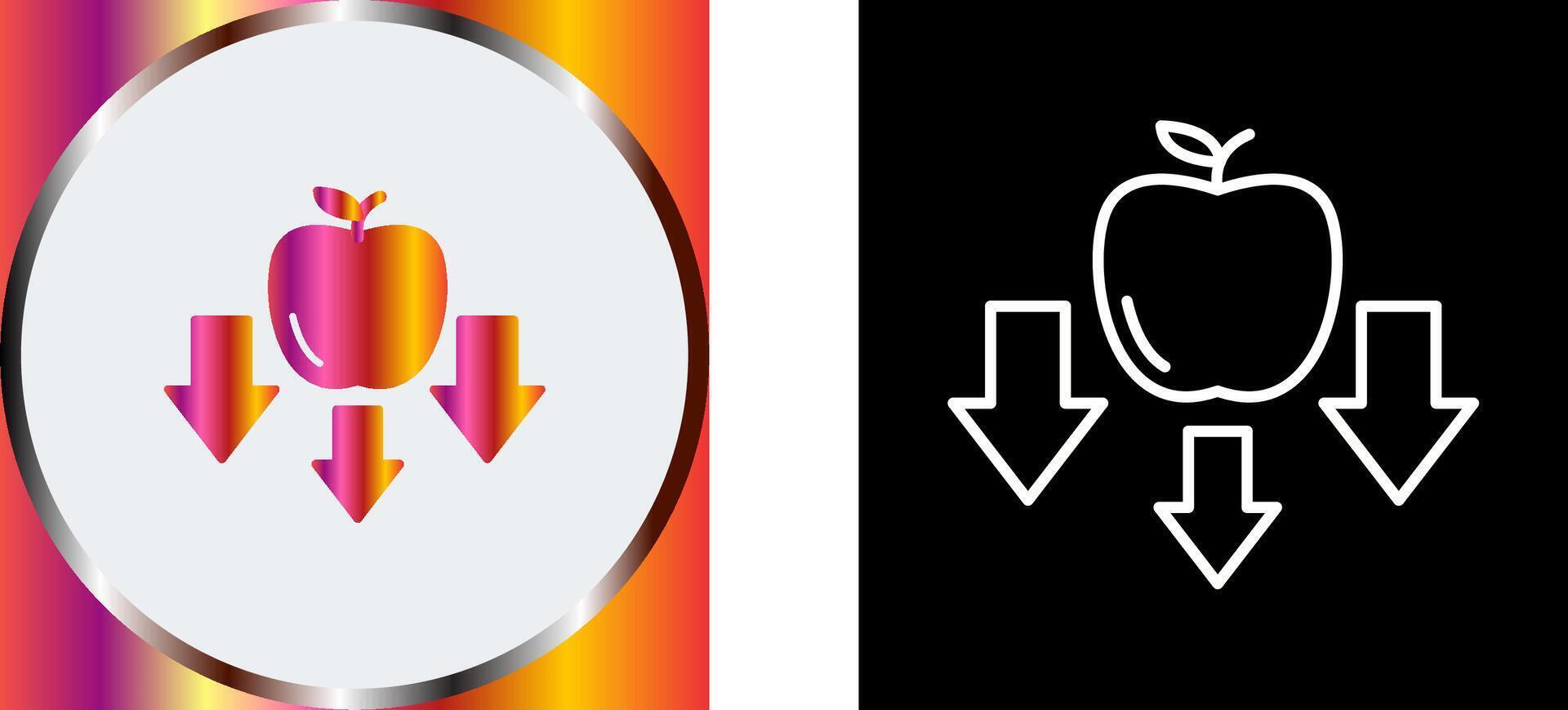 Gravity Icon Design vector