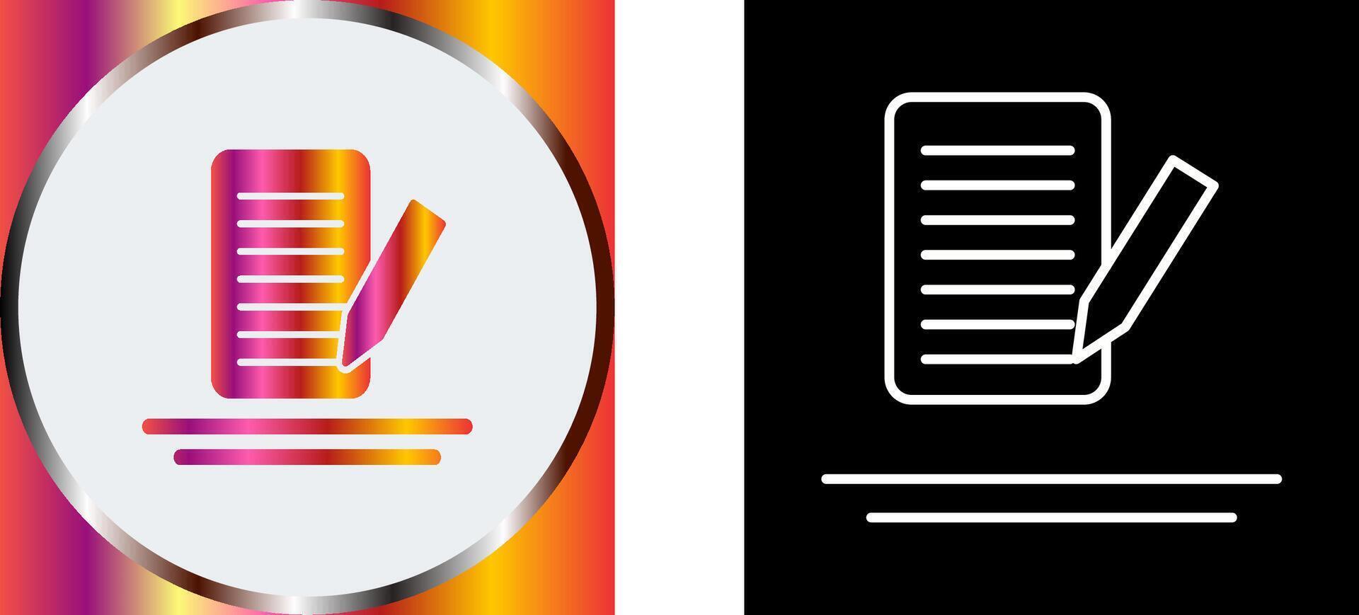 Edit Icon Design vector