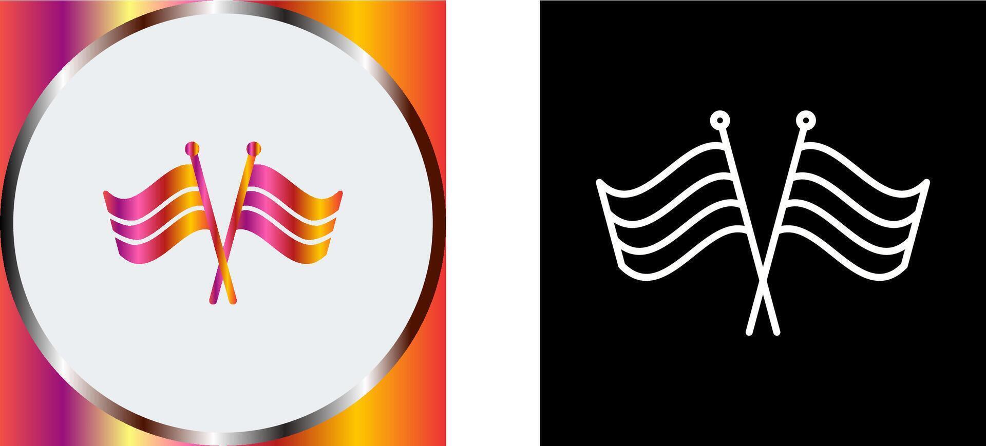 Flag Icon Design vector