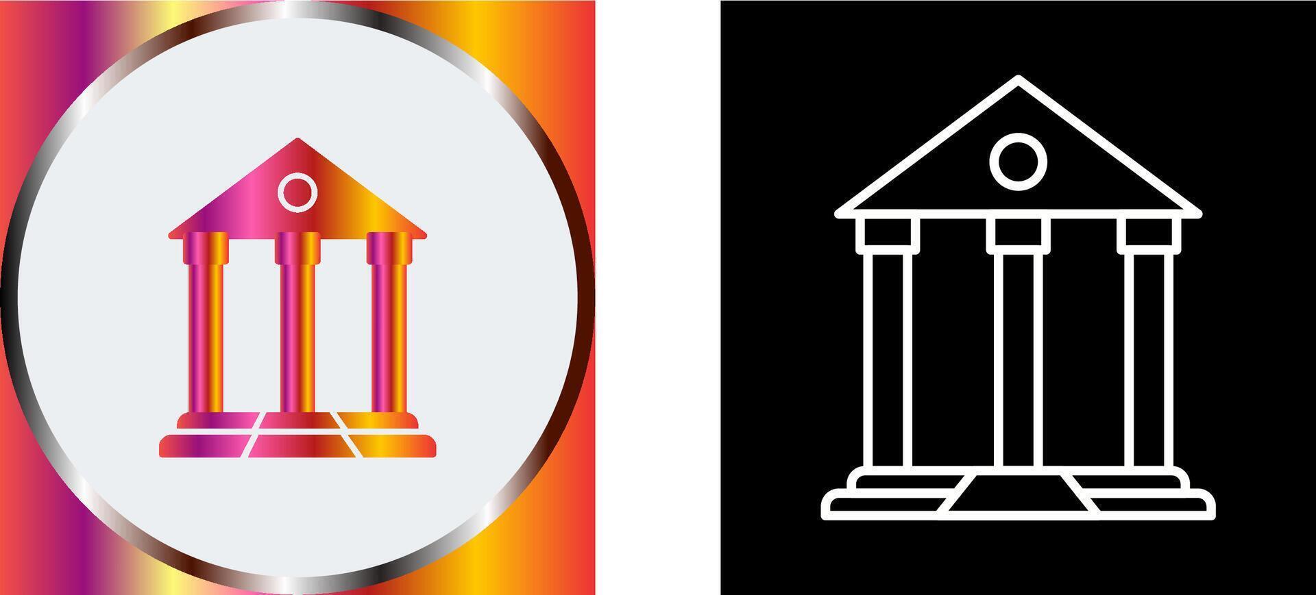 Parthenon Icon Design vector