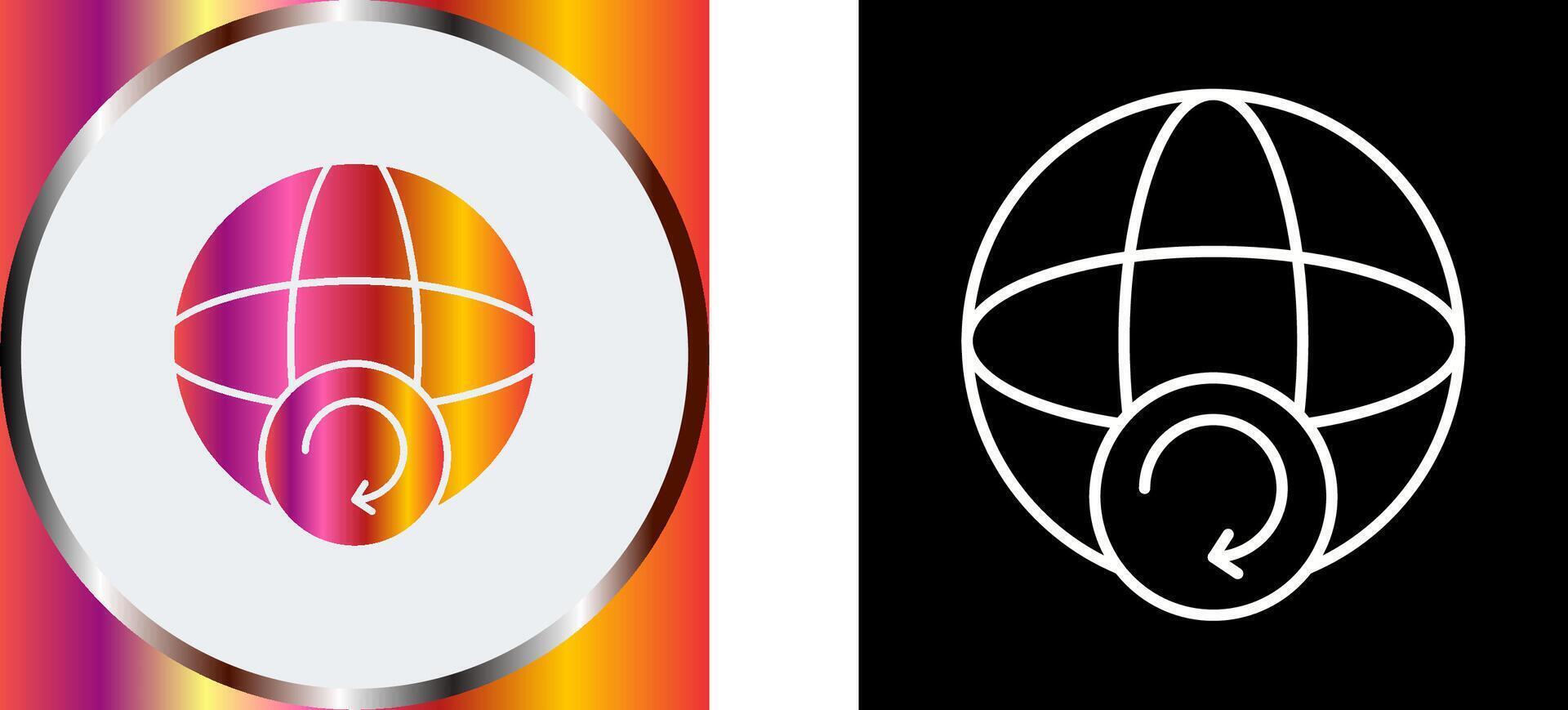 Earth Icon Design vector
