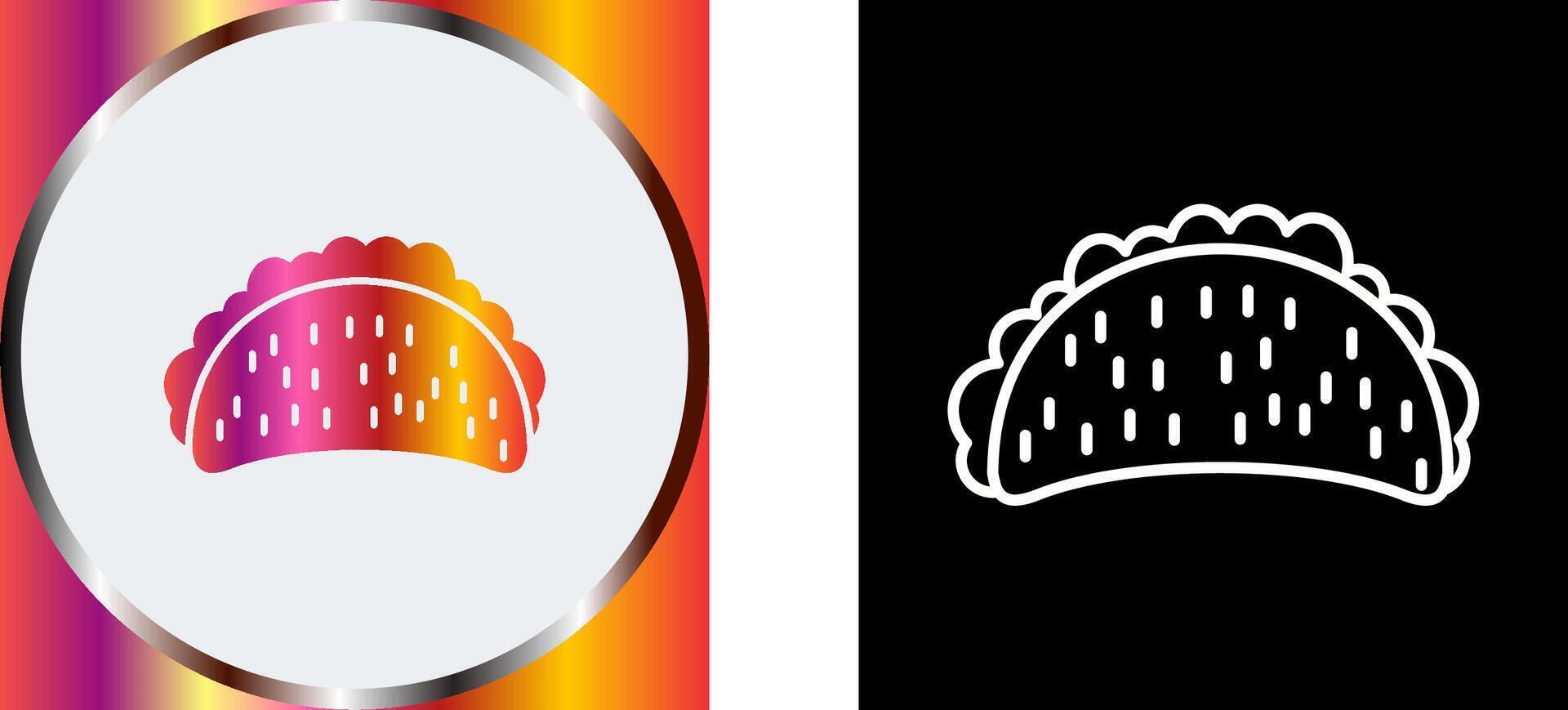 Tacos Icon Design vector