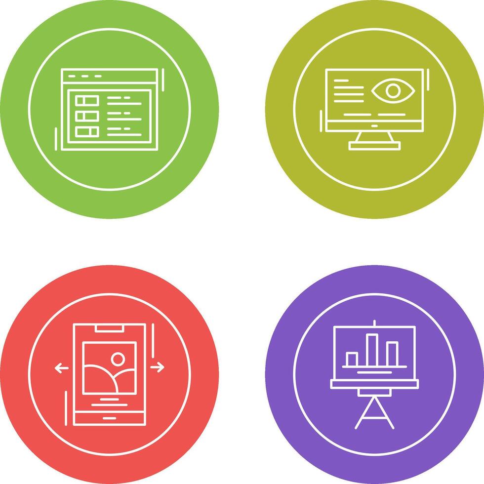 Switch and Vision Icon vector