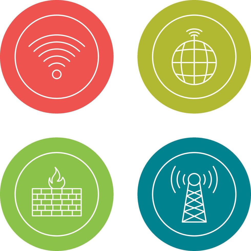 Signal on User and global Signals Icon vector