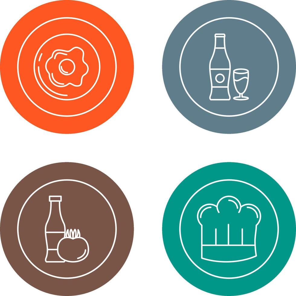 Breakfast and Bear Icon vector