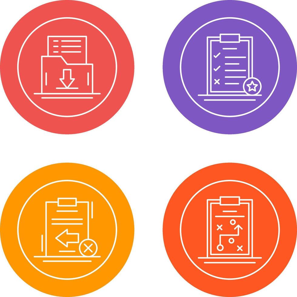 Save List and Task List Icon vector