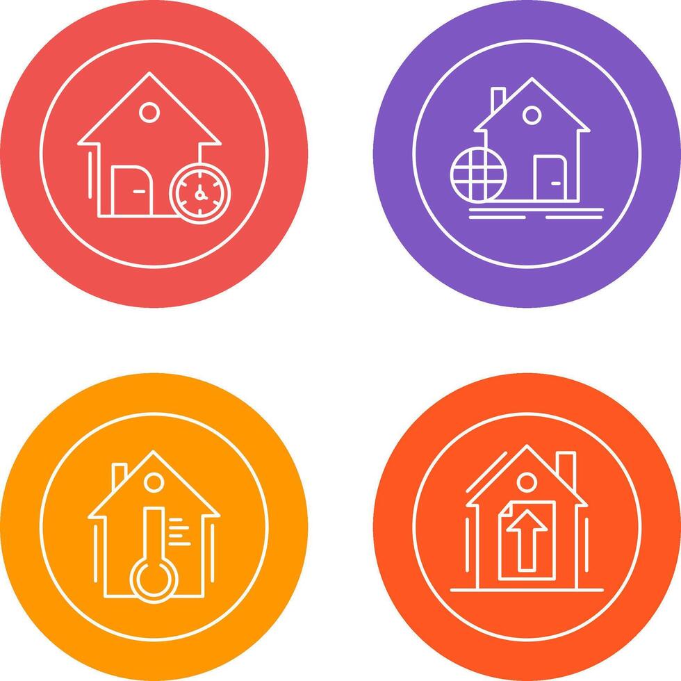 Fax Machine and Pin Icon vector