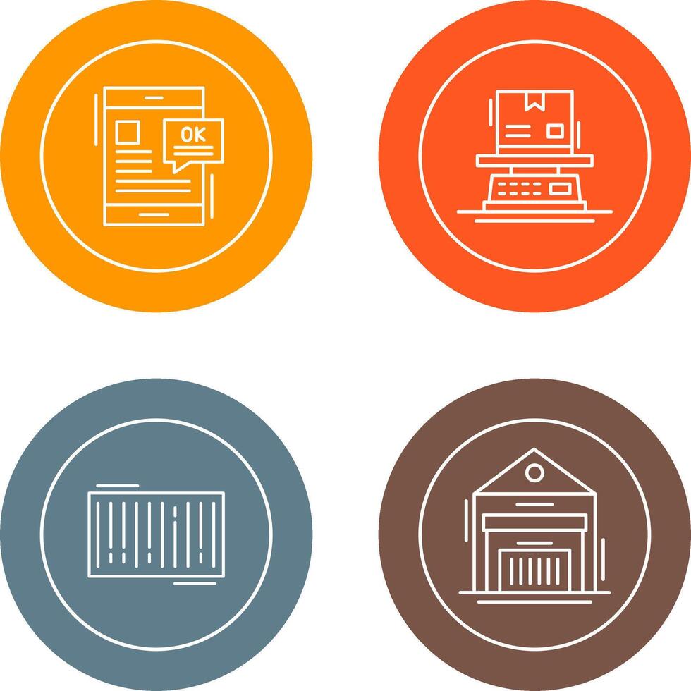 conversation and weight Icon vector