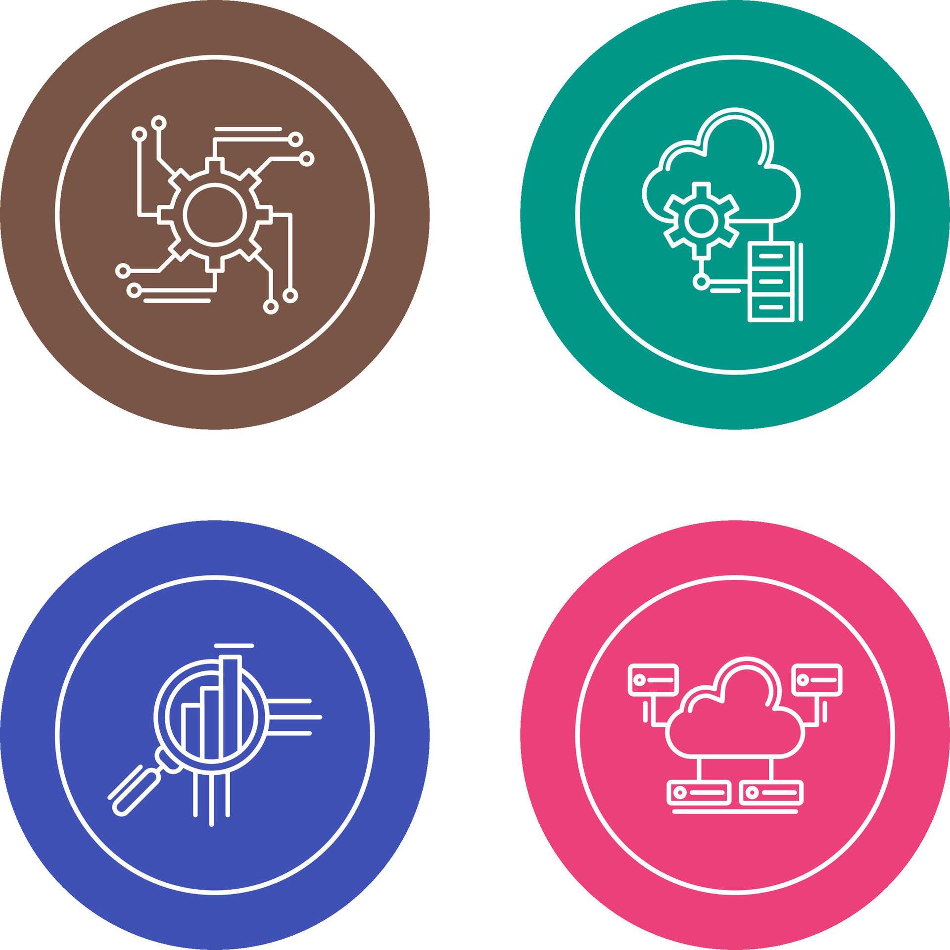 Automation and Big Data Icon 44371131 Vector Art at Vecteezy