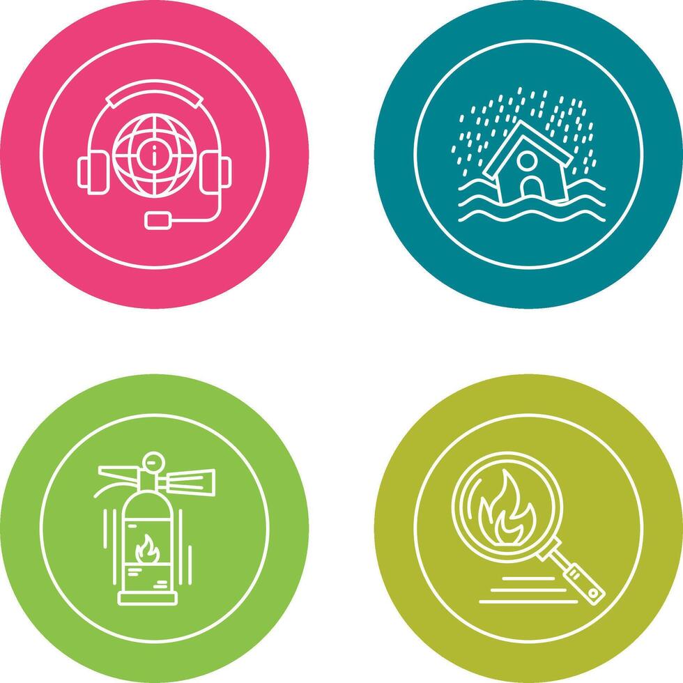 Pictures and Search Icon vector